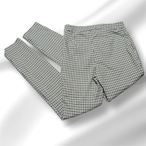 INC International Concepts Black and White Houndstooth Pants /Leggings Size 2 - Picture 2 of 9